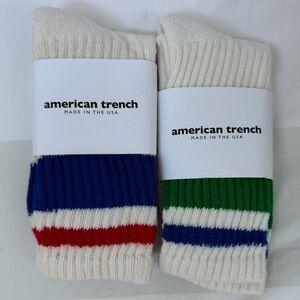 American Trench Socks - Vintage Stripe NWT (2 pairs)